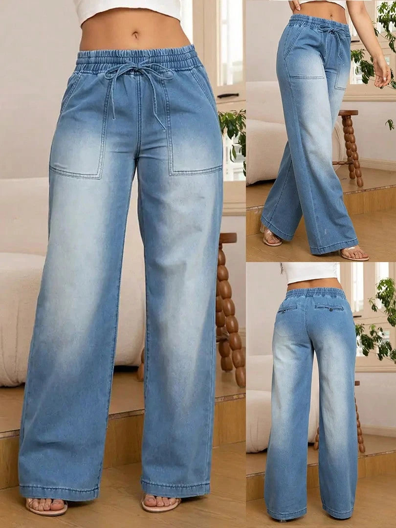 Stylish & Versatile Women's Straight-Leg Wide-Leg Jeans
