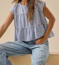 Women's Layered, Cute, Bohemian-Style Shirt